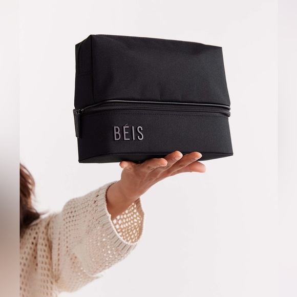 BEIS Handbags - BEIS The Cosmetic Case Black